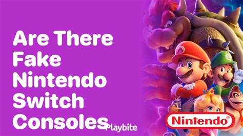 are there fake nintendo switch consoles